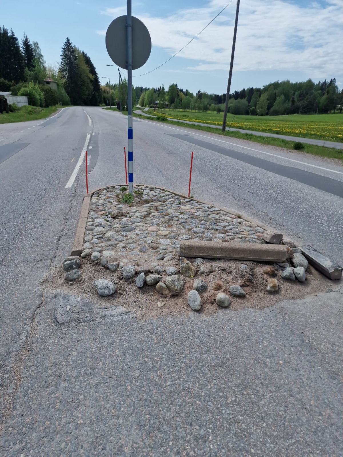 Reunakiven korjaus